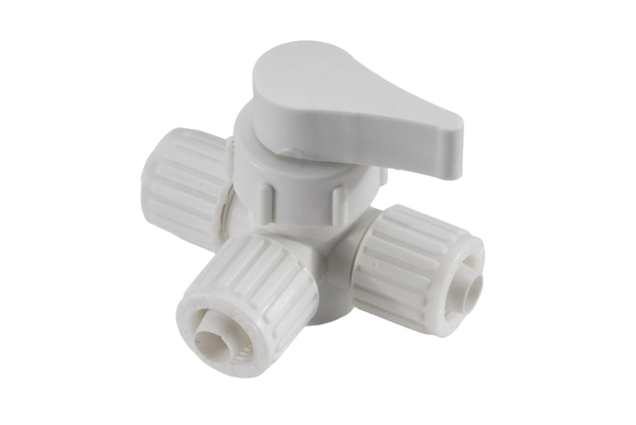 ELKHART SUPP 1PC 3 WAY VALVE 3/8X3/8X3 [16900]