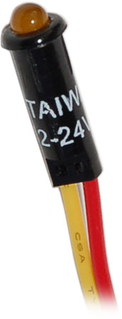 BLUE SEA LED 12VDC AMBER 11/64IN [8033-BSS]