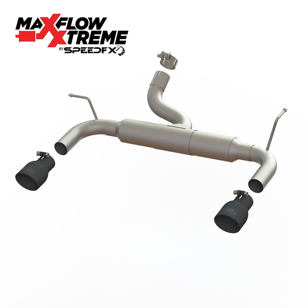 SPEEDFX AXLE-BACK EXHAUST SYSTEM JEEP JK [50600]