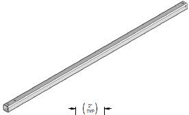 LIPPERT COMP TUBE INNER 2 X 2 OUTBOARD ASSY NO R [296090]