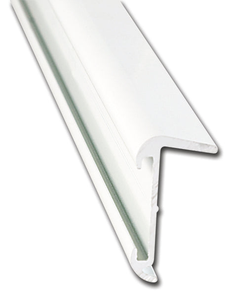 AP PRODUCTS ROOF EDGE P.WHT 8' EA [021-57401-8]