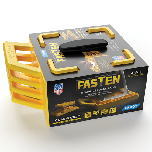 CAMCO FASTEN STACK JACK PADS  4PK [44565]