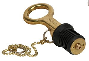 WHITECAP IND 1' ALUMINUM BAILER PLUG - SCREW [S-0206C]