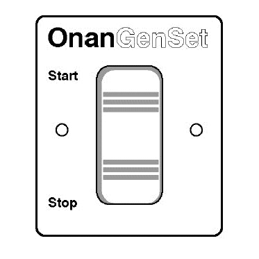 CUMMINS NW ONAN STANDARD REMOTE PANE [300-4936]