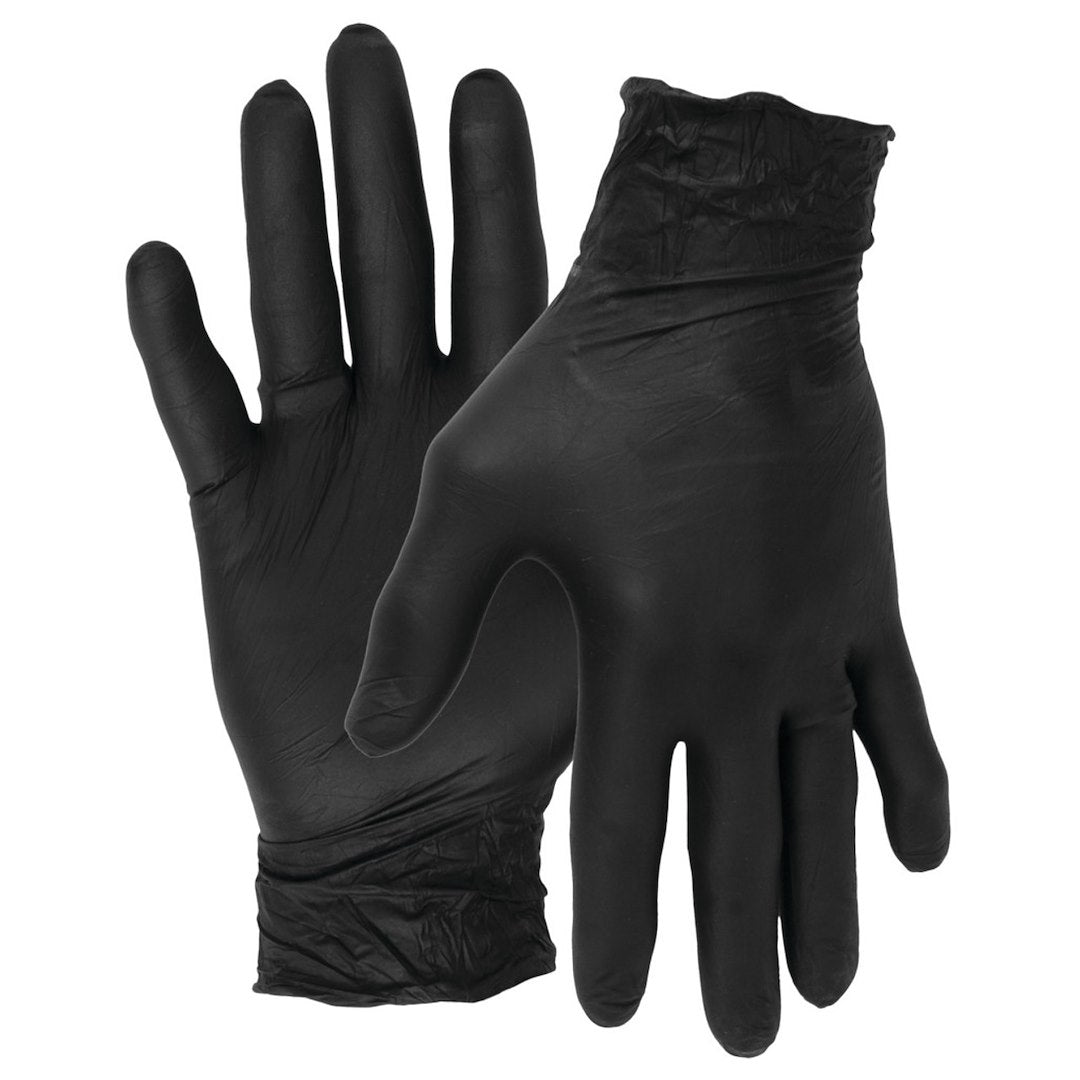PERFORM TOOL BLK NITRILE GLOVES 100 XL [W89013]