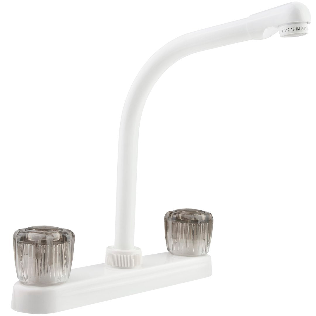DURA FAUCET HI-RISE RV KITCHEN FAUCET [DF-PK210S-WT]