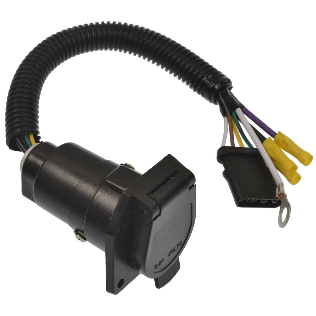 POLLAK 4 WAY FLAT TO 7-BLADE RV ADAPTER WI [4WF-600V]