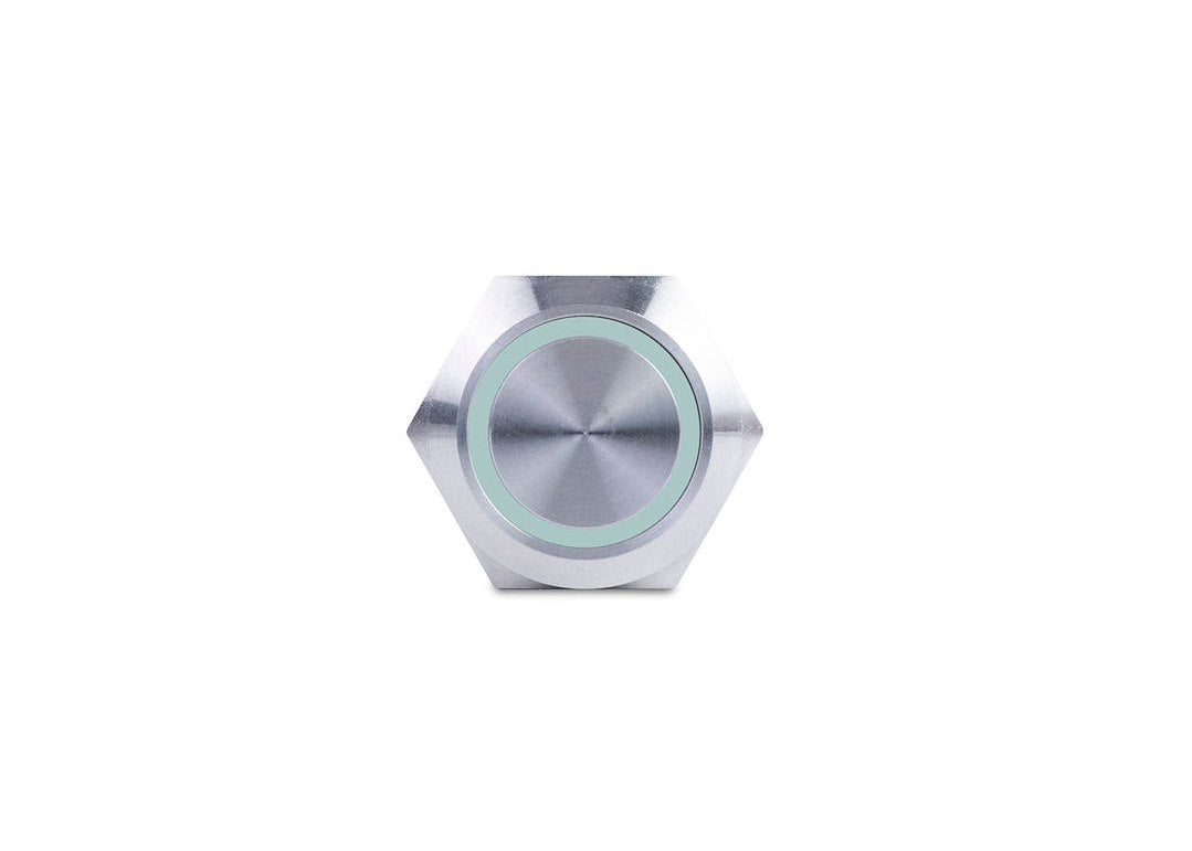 SIERRAMARINE PUSH BUTTON SWITCH  GREEN HALO [AV10040G]