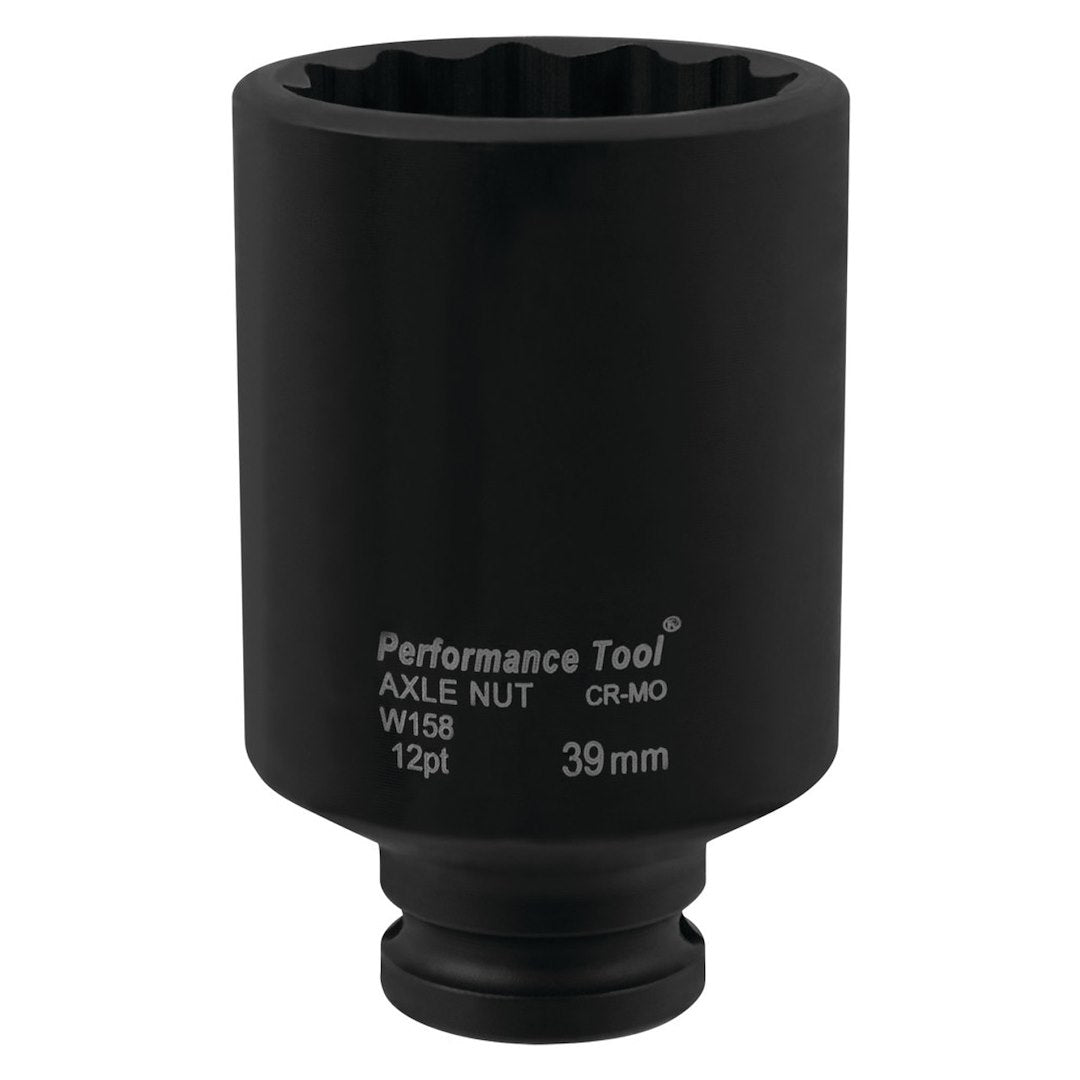 PERFORM TOOL AXLE NUT SOCKET 39MM [W158]