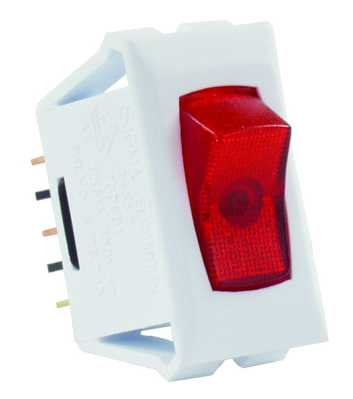JR PRODUCTS ILL 12V ON/OFF SW  RED/W [12505]