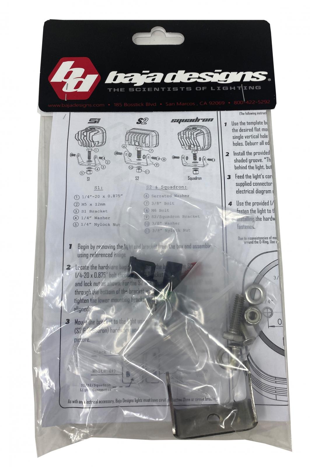 BAJA DESIGN PARTS BAG S1 SINGLE BAJA DESIGNS [660309]