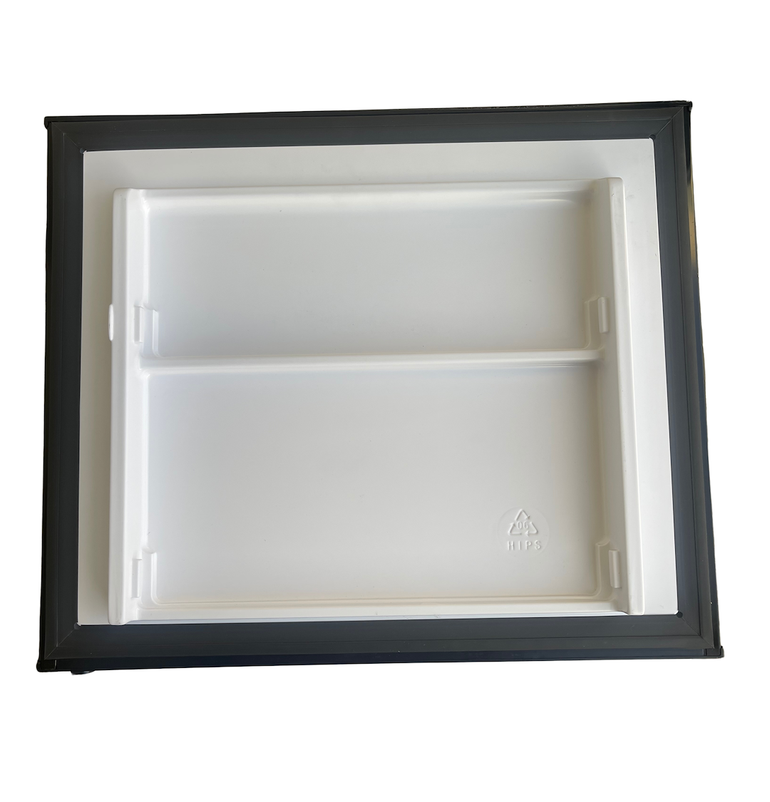 GE APPLIANCE GPV10 FREEZER DOOR  BLACK [WR78X32429]