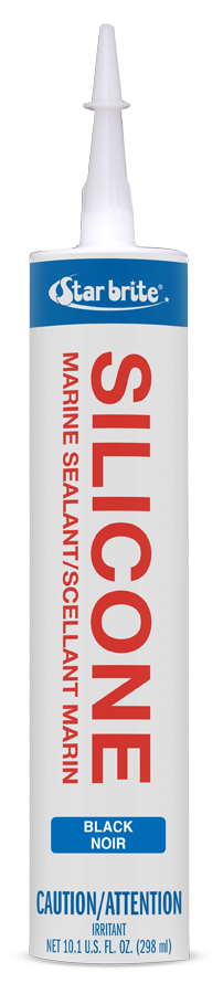 STAR BRITE SILICONE SEALANT 10.3OZ BLK - CA [082123]