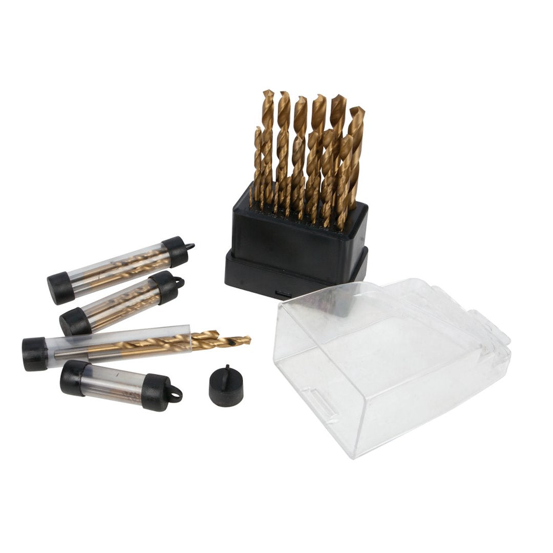 PERFORM TOOL 63PC TITANIUM DRILL BIT SET [W9012]