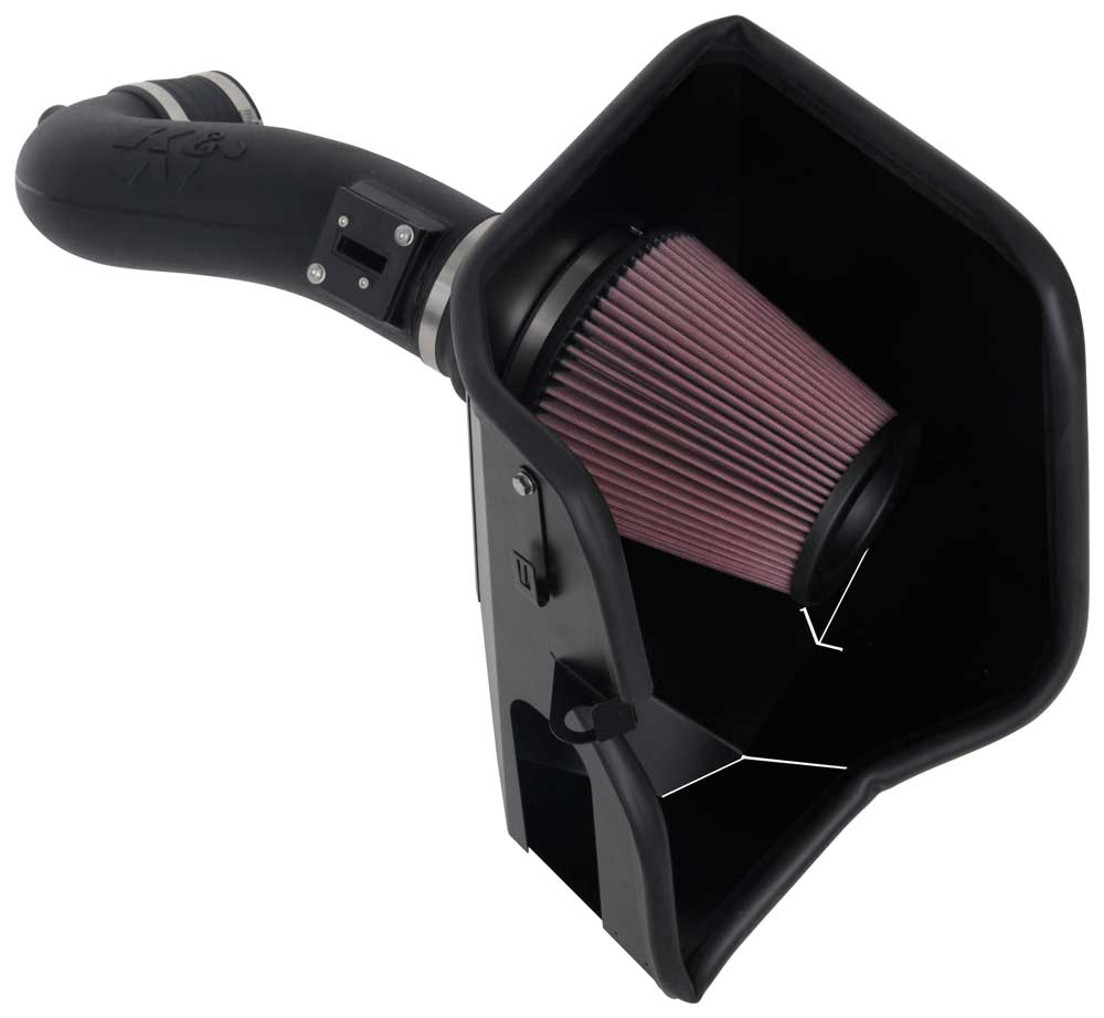 K&N FILTER PERFORMANCE AIR INTAKE SYSTEM [63-3110]
