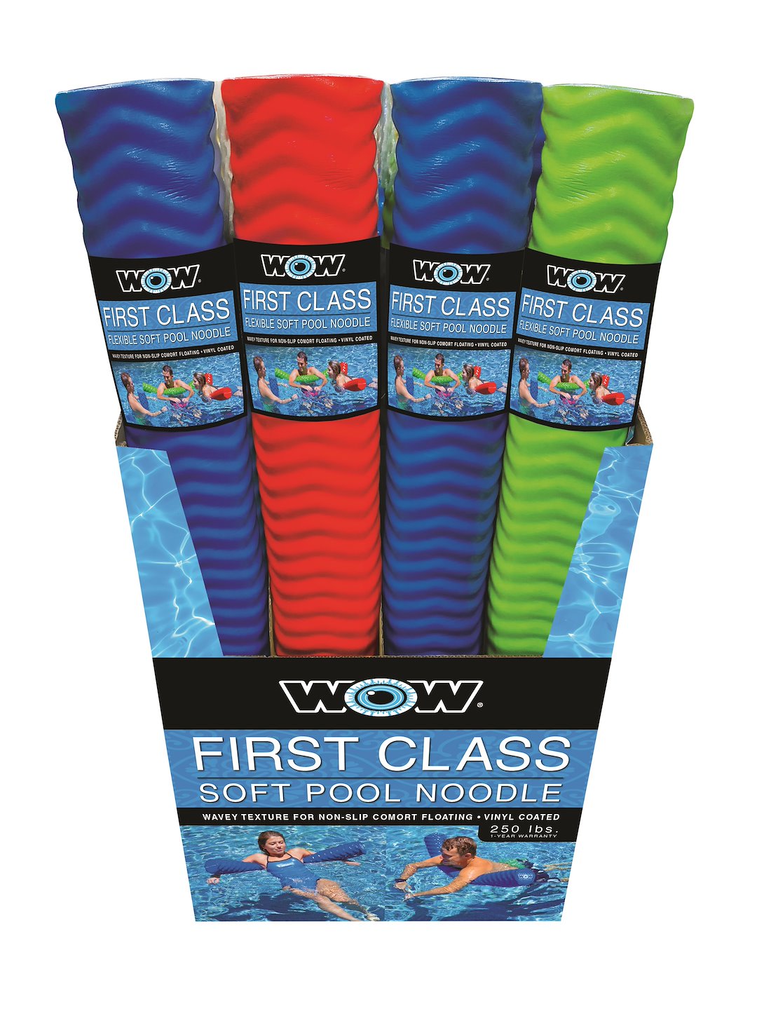 WOW SPORTS FIRST CLASS FOAM POOL NOODLES 12PK [20-2060]