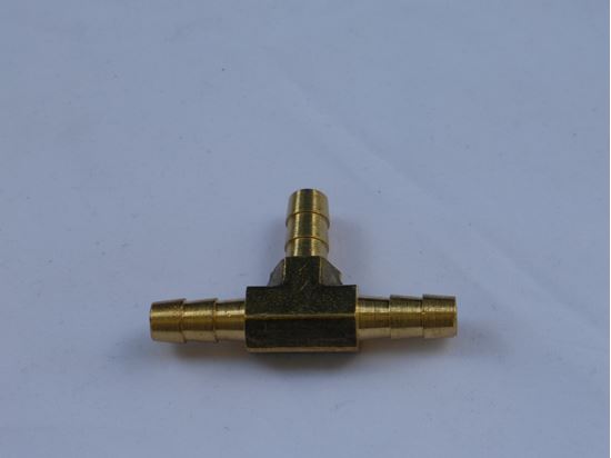 HELIX RACING BRASS BARB/BARB/BARB 'T' 1/4'(6.5MM [053-1460]