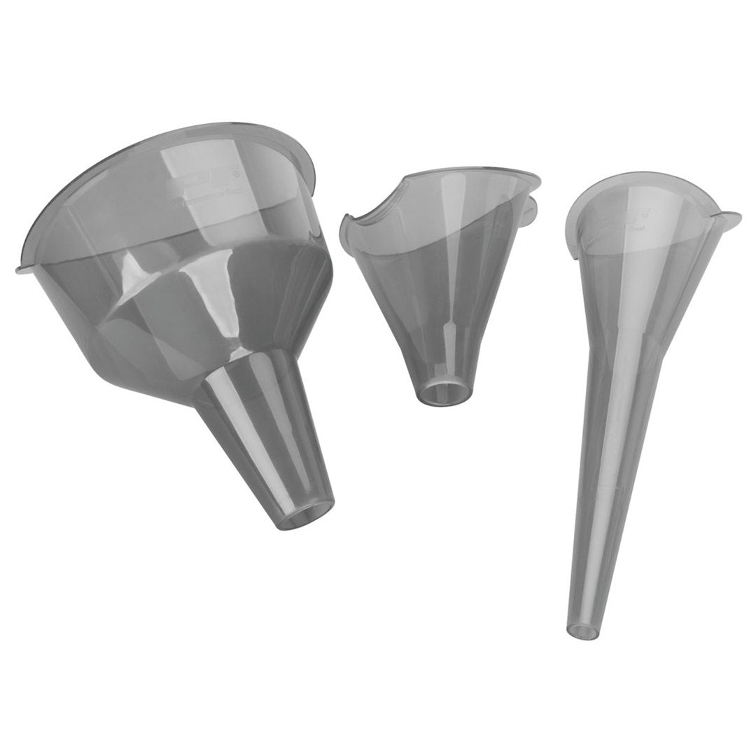 PERFORM TOOL 3 PC. CLEAR VIEW EASY-FILL FUNNEL [W4053]