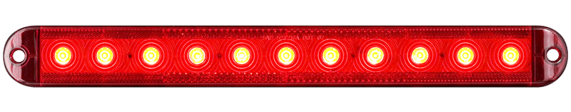 OPTRONICS LED TAIL LIGHT THIN LINE W/REFLEX;R [STL69RRXB]