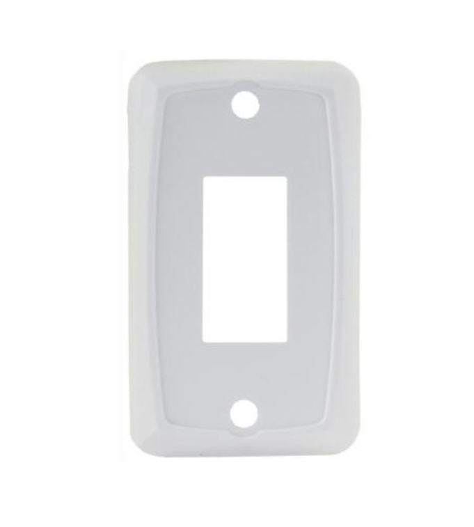 JR PRODUCTS SINGLE FACE PLATE W [12841-5]