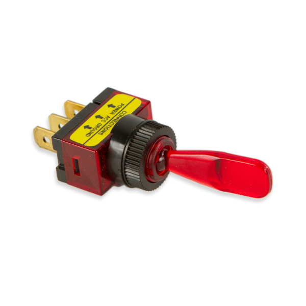 WIRTHCO TOGGLE SWITCH-20A-RED [20500]