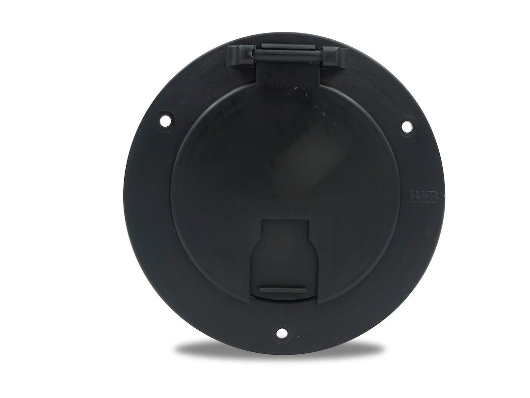 B&B MOLDERS DLX RND ELEC CBL HATCH W/BK [94330]