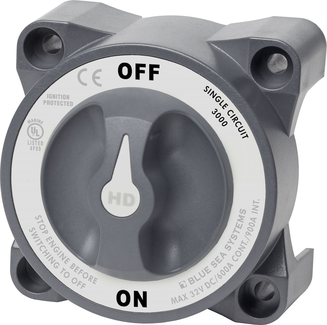 BLUE SEA SWITCH BATTERY HD ON/OFF [3000-BSS]