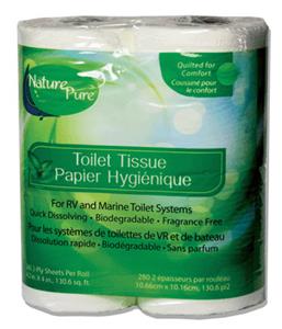 CP PRODUCTS TOILET TISSUE NATUREPURE PACK/4 [25965]