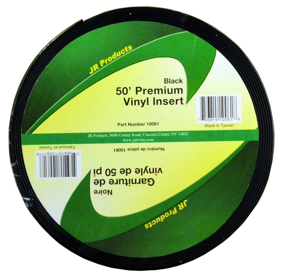 JR PRODUCTS 50' VINYL INSERT BK [10061]
