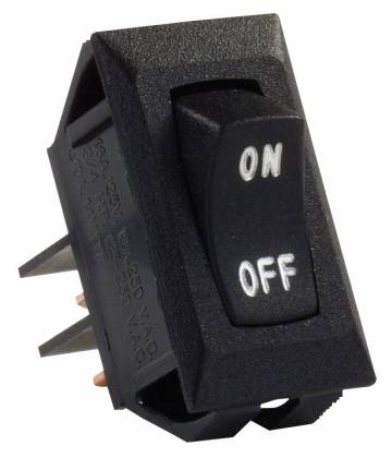 JR PRODUCTS LABELED 12V ON/OFF SW  BK [12591-5]