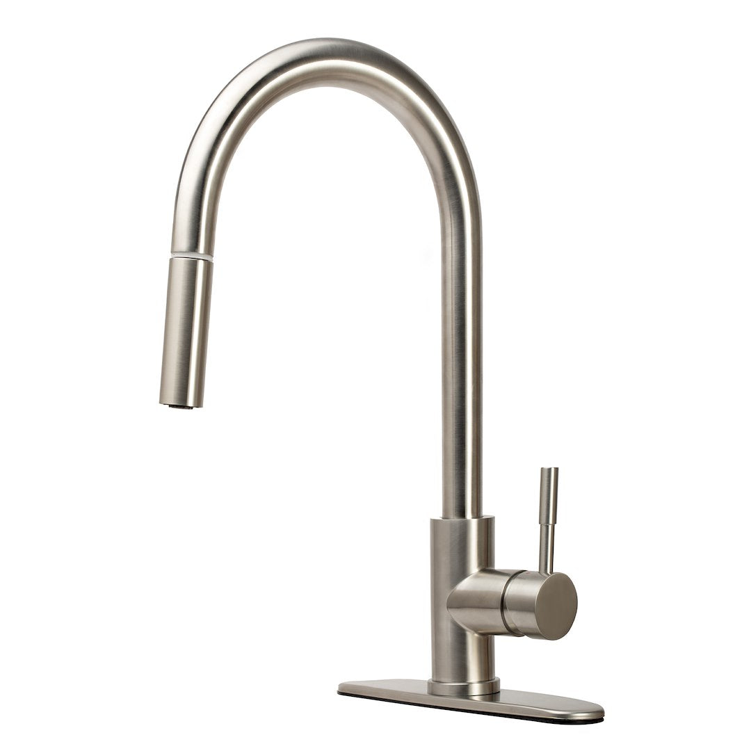 DURA FAUCET STREAMLINE PULL-DOWN RV KITCHEN FAU [DF-MK530SLK-SN]