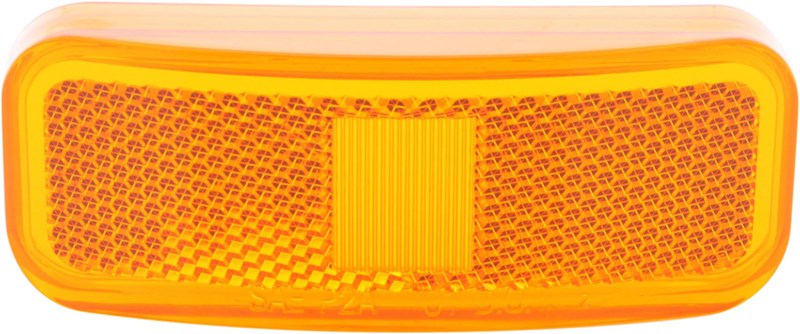 OPTRONICS AMBER LENS RECT CLNCE LIGHT [A44ABP]