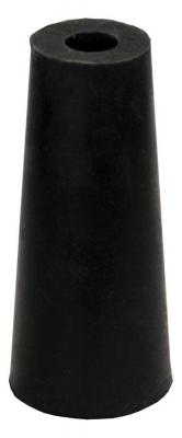 JR PRODUCTS UNIVERSAL DOOR BUMPER  BK [10695]