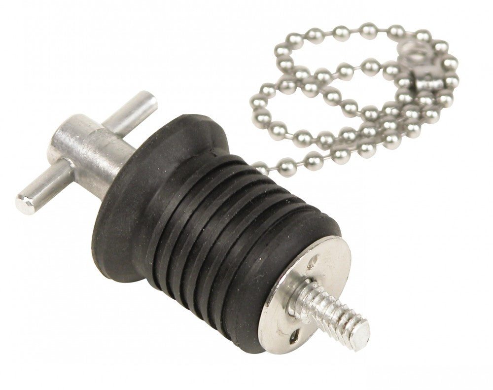 WHITECAP IND 1' A1 SCREW TYPE W/ 8' CHAIN [S-0289C]