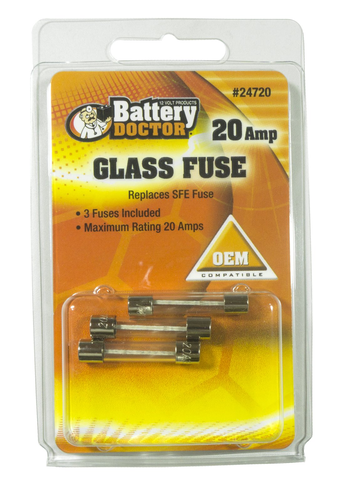 WIRTHCO SFE GLASS FUSE - 20A [24720]