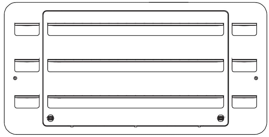 DOMETIC VENT ASM SIDE 30' BLK ABS [3109349.065]