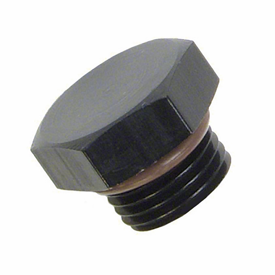 SPEEDFX -16AN BLK ST THRD(O-RING) PLG [561614BK]
