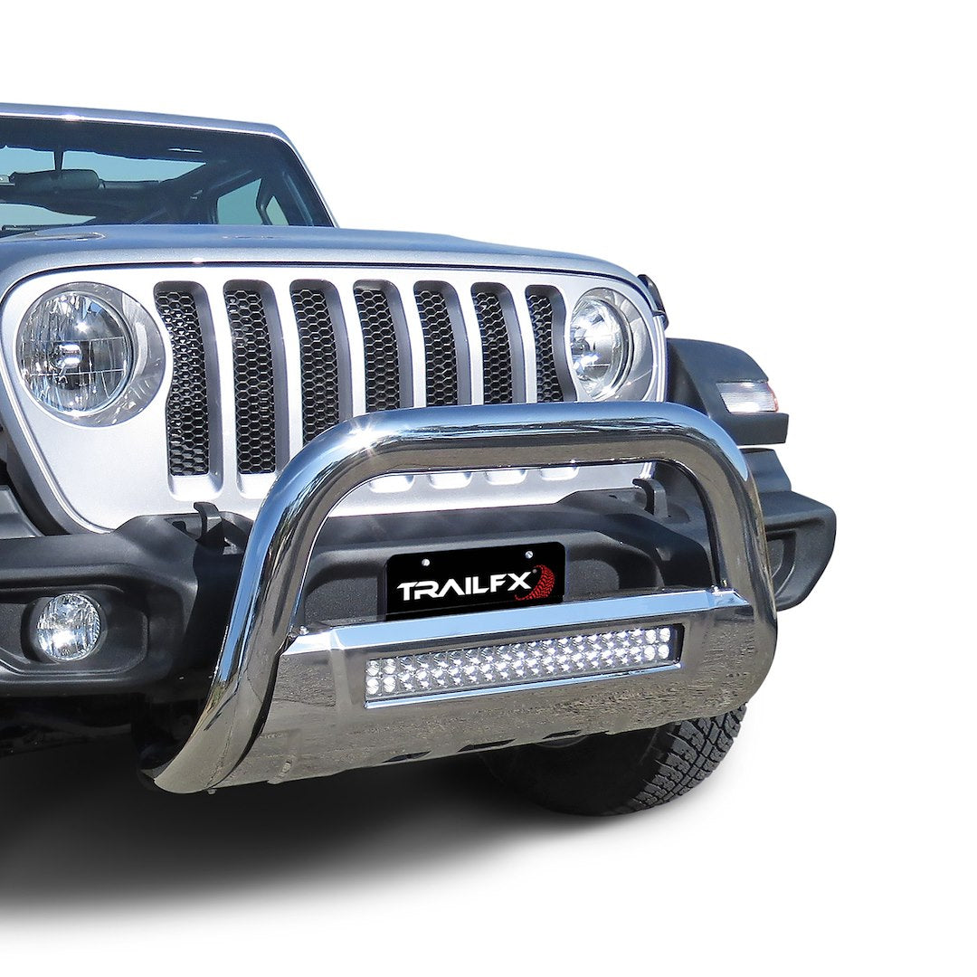 TRAILFX 3.5' OVAL BULL BAR W. LIGHT OP PSS [B1613S]