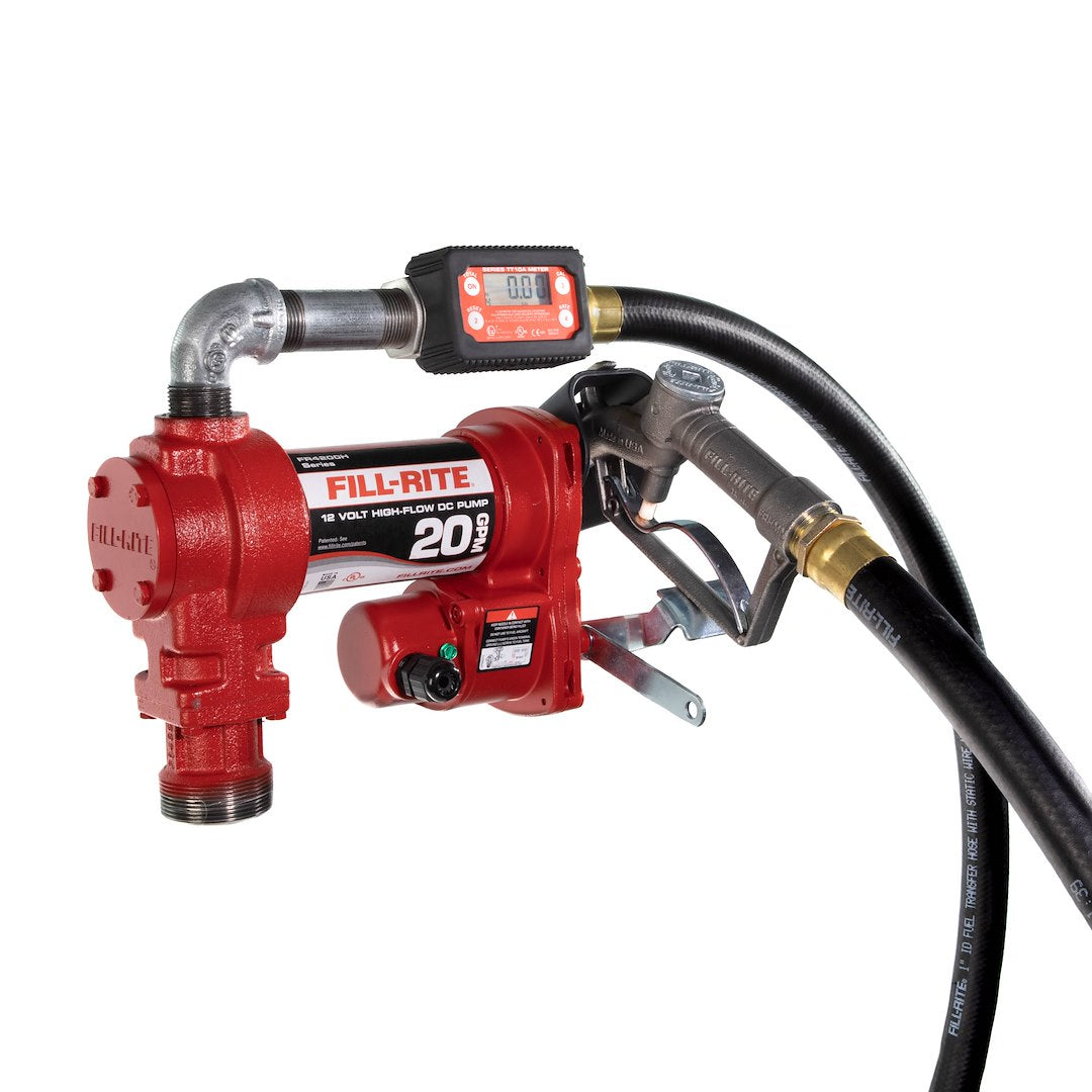 FILL RITE 12VDC HIGH FLOW PUMP WITH IN-LINE [FR4219H]