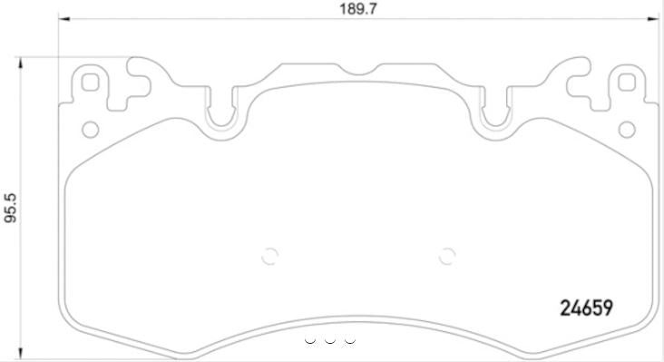 HELLA DISC BRAKE PAD [355016151]