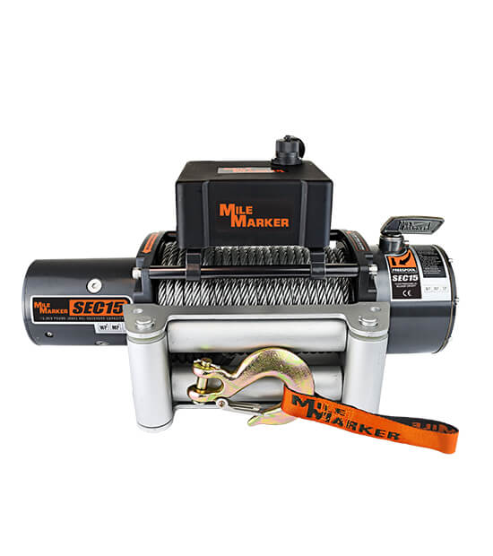 MILEMARKER 15 000LB. ELECTRIC WINCH [76-50260W]