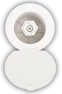 DURA FAUCET EXTERIOR SPRAY DOCK - WHT [DF-SA184-WT]