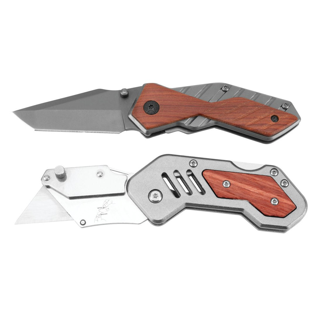 PERFORM TOOL 2PC HYBRID HANDLE KNIFE SET [W9373]