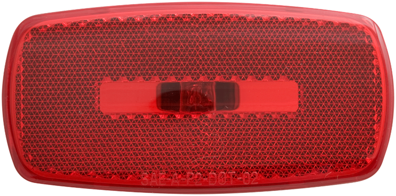 OPTRONICS RECT REF/CL/MARK LIGHT T-I RED [MC32RBP]
