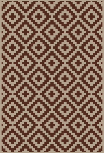 LIPPERT COMP 8X12 MAT BROWN/TAN [2024048081]
