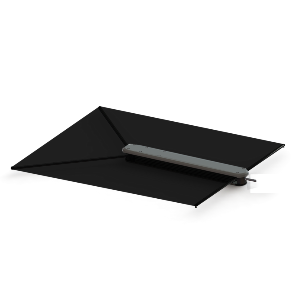 TACO METALS SHADE FIN WITH BLACK  FABRIC & BAG [T10-3000-2]
