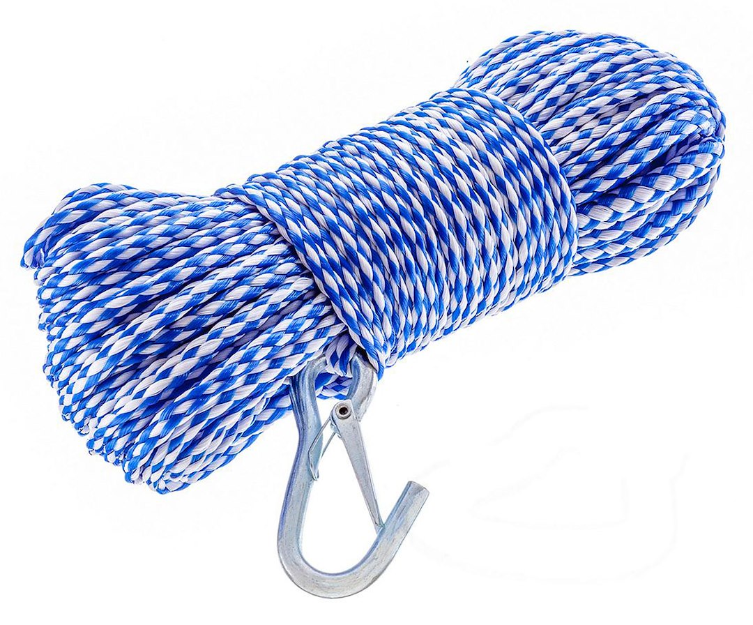 ATTWOOD MARI 1/4X100 HOLLOW BRAIDED PP [11722-2]
