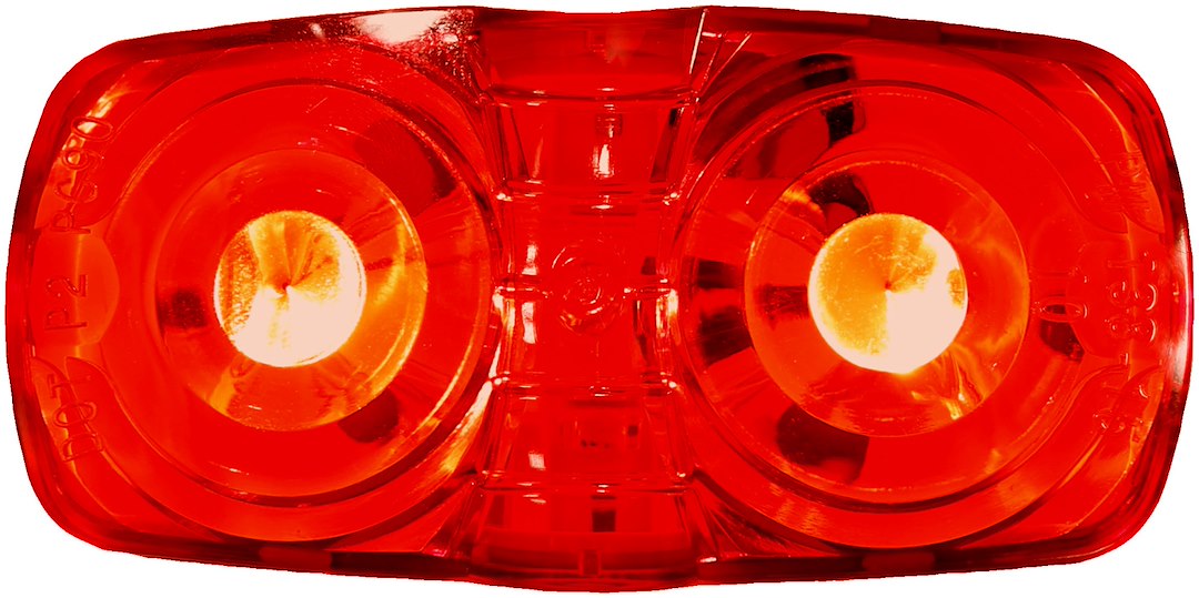 PETERSON MFG LED M/C PC RECT DBL BULLS-EYE 4'X2' [V38R]