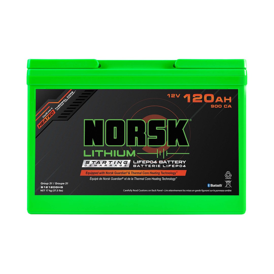 NORSK INC 12V-120AH-LIFEPO4-STARTING [B12120GHS]