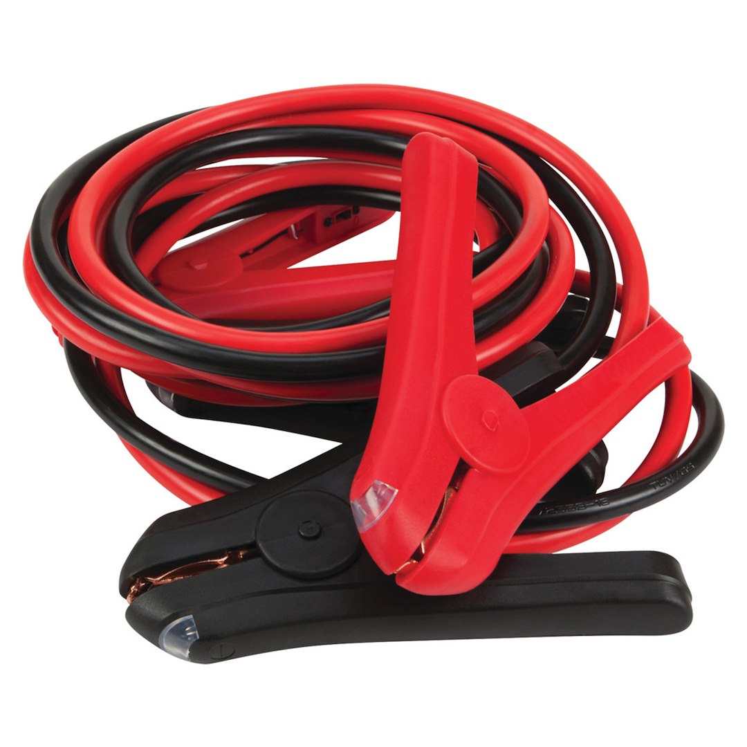 PERFORM TOOL 10FT 4GA LIGHTED JUMPER CABLES [W1675]